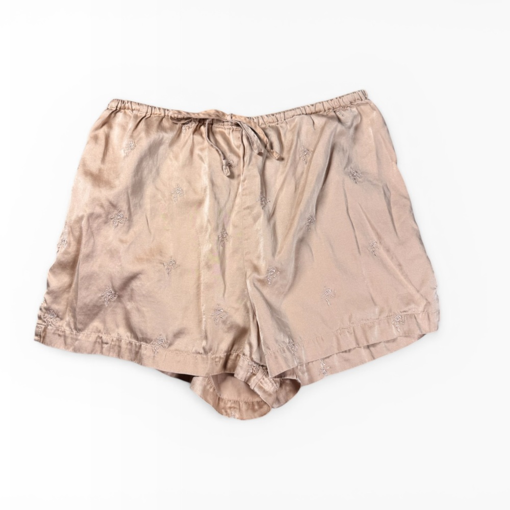 Victoria's Secret Blush Silk Cotton Blend Pajama Shorts - Medium